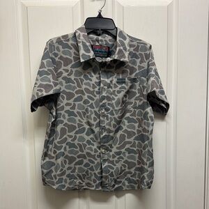 BURLEBO Gray Camouflage Shirt
